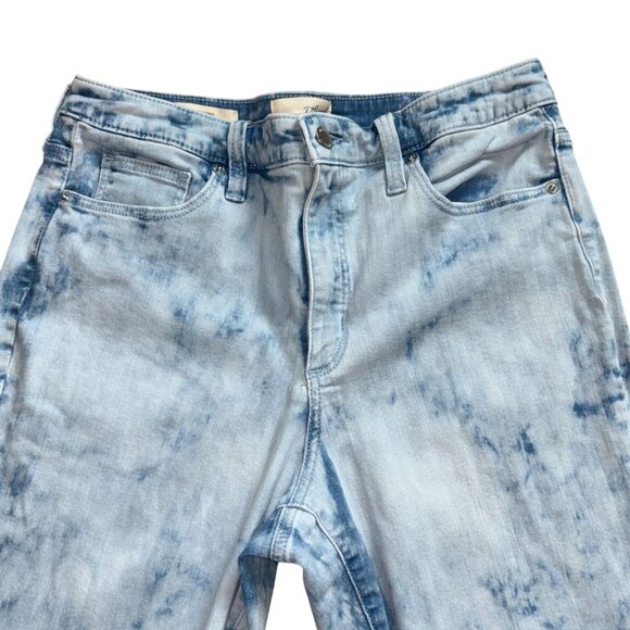 Universal Thread High Rise Skinny, Acid Wash Denim Jeans-Size 12-GUC - Picture 4 of 7